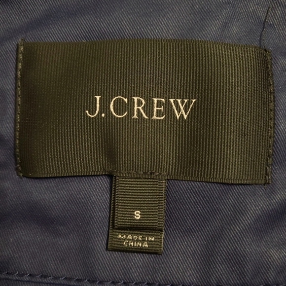 J. CREW Downtown Field Jacket Military Utility Navy Blue Women’s S - Picture 7 of 16